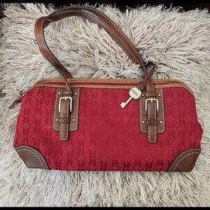 Fossil Red/Brown Purse